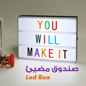 Light box led message - Coloré