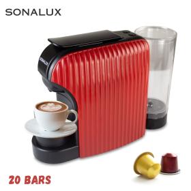SONALUUUX Cafetière Nespresso 20 bars 1400 w