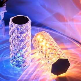 Lampe led en cristal Diamant style RGB 16 Couleurs