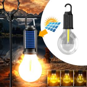 Lampe de Camping Solaire étanche et Rechargeable 3 modes d’éclairage T01-B – مصباح محمول بالطاقة الشمسية