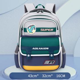 Sac à Dos Enfant Space Design Ludique Multi-Poches Gris – حقيبة مدرسية للأطفال لون رمادي