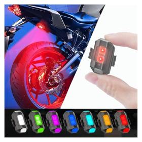 Mini Voyant Clignotant Moto Lumière Stroboscopique 7 Couleurs