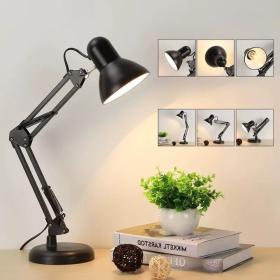Retro LED Desk Lamp Metal Adjustable E27