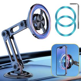 Support Téléphone Voiture Magnétique Rotatif à 360° – حامل هاتف مغناطيسي