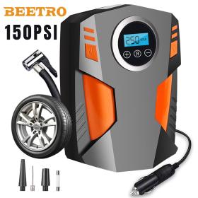 Compr-esseur d’Air Numérique pour Voiture et Moto 150Psi BE0173 – جهاز ضغط العجلات محمول