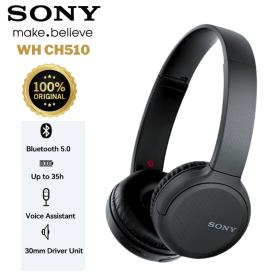 Sony Casque Bluetooth Original sans fil assistant vocal intégré, charge rapide, autonomie jusqu'à 35 heures WH-CH510