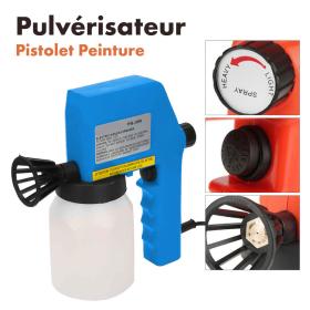 Pistolet de Peinture Pulvérisateur 600ml 0.8mm 75W